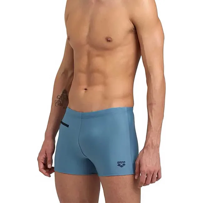 Плавки-шорты для мужчин Arena ZIP SWIM SHORT серый Чел 80