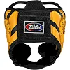 Тренировочный шлем для бокса кожа
 FAIRTEX
 BO-0614 (Красный-черный)