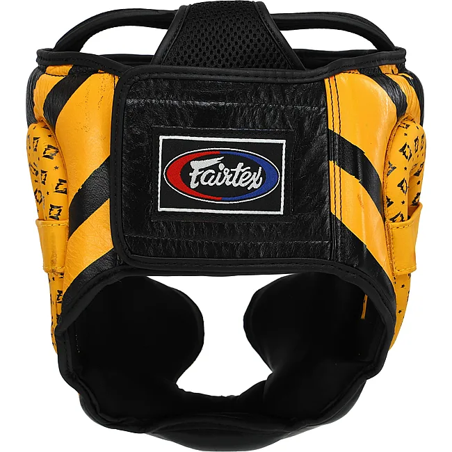 Тренировочный шлем для бокса кожа
 FAIRTEX
 BO-0614 (Красный-черный)