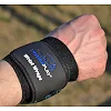 Кистьові бинти PowerPlay 3081 Gym WristT Wraps Чорно-Сині