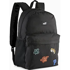 Рюкзак детский Puma PHASE PATCH Backpack 20L черный 44х38х14 см