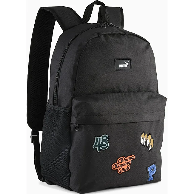 Рюкзак детский Puma PHASE PATCH Backpack 20L черный 44х38х14 см