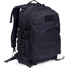 Штурмовой тактический рюкзак трехдневный SILVER KNIGHT 3D 47х34х17см 27л (Черный)