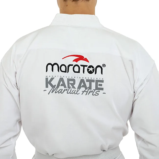 Кимоно для карате куртка штаны и пояс MARATON MTR082
 110-180см