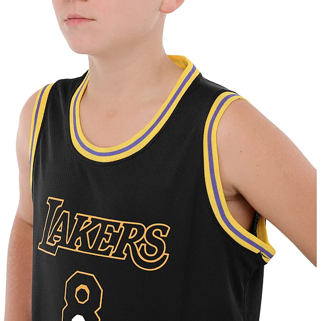 Детская баскетбольная форма
 NBA клуб L
 Angeles Lakers 8 BA-9829 (Черный-желтый)