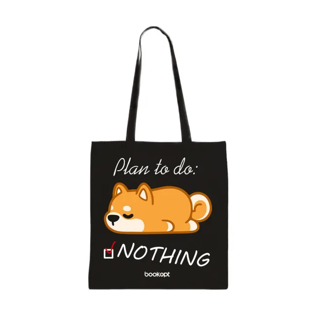Экошопер BookOpt BK4061 Plan to do: NOTHING черный