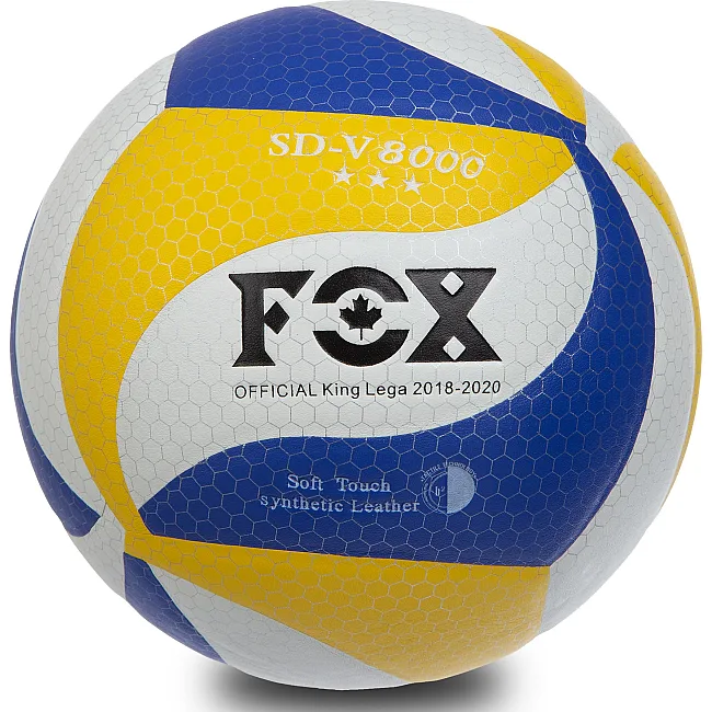 Волейбольный мяч FOX SD-V8000 №5 PU (Желтый-белый-синий)