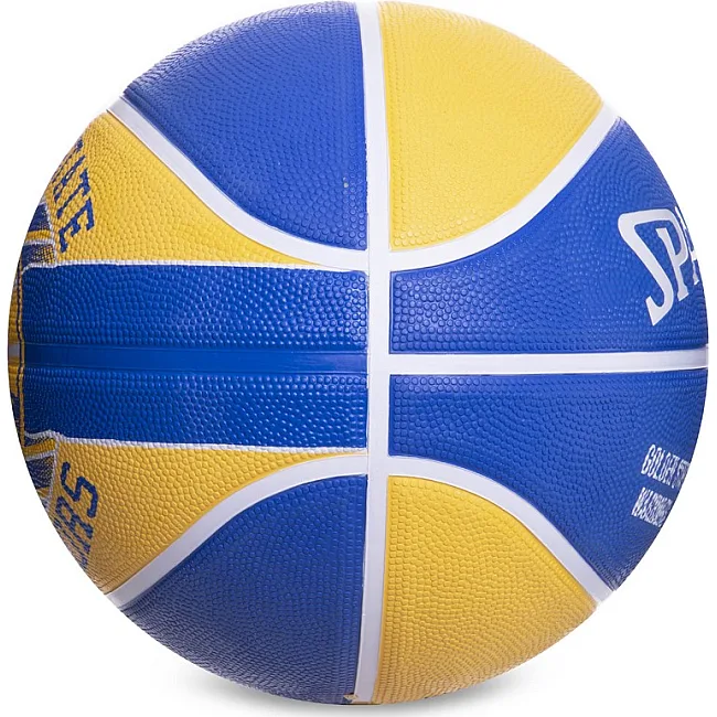 Баскетбольный мяч резиновый SPALDING NBA Team GLDEN Warriors 83515Z №7