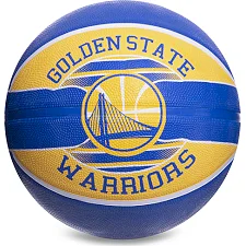 Баскетбольный мяч резиновый SPALDING NBA Team GLDEN Warriors 83515Z №7