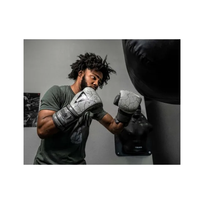 Кожаные тренировочные перчатки TITLE Roberto Duran Stone