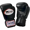 Перчатки для бокса кожа Twins Premium Leather Black