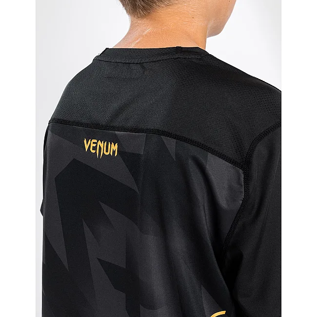 Детская тренировочная футболка VENUM Razor Dry Tech For Black Gold