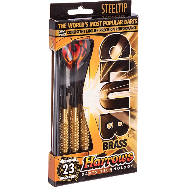 Дротики для дартса HARROWS CLUB BRASS HARROWS D105-23 23гр 3шт