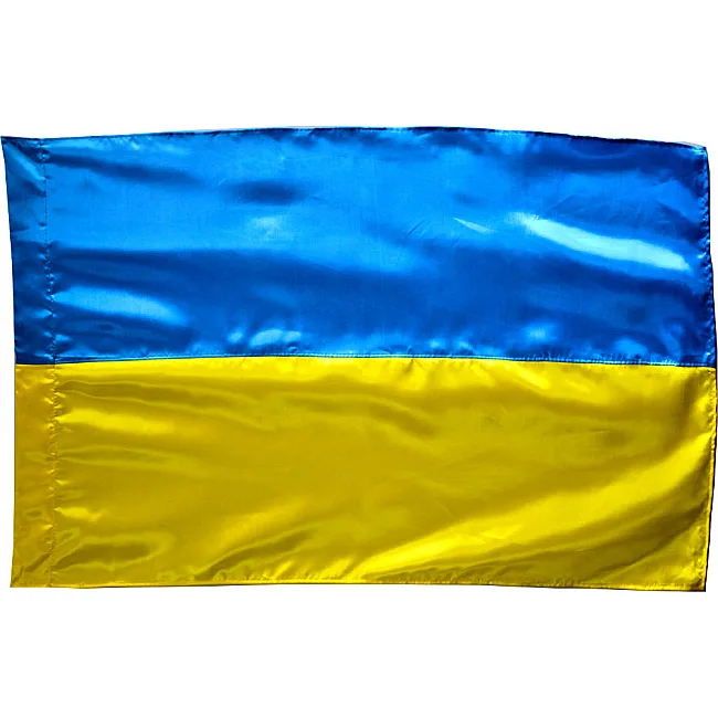 Флаг Украины атлас 90x135 см BK3026