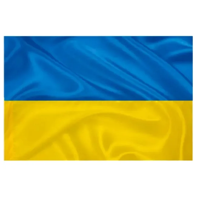 Флаг Украины атлас 90x135 см BK3026