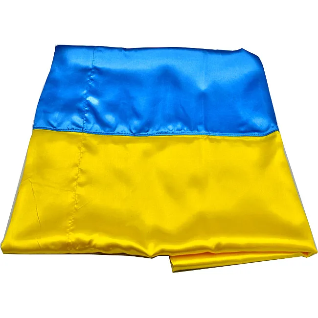Флаг Украины атлас 90x135 см BK3026