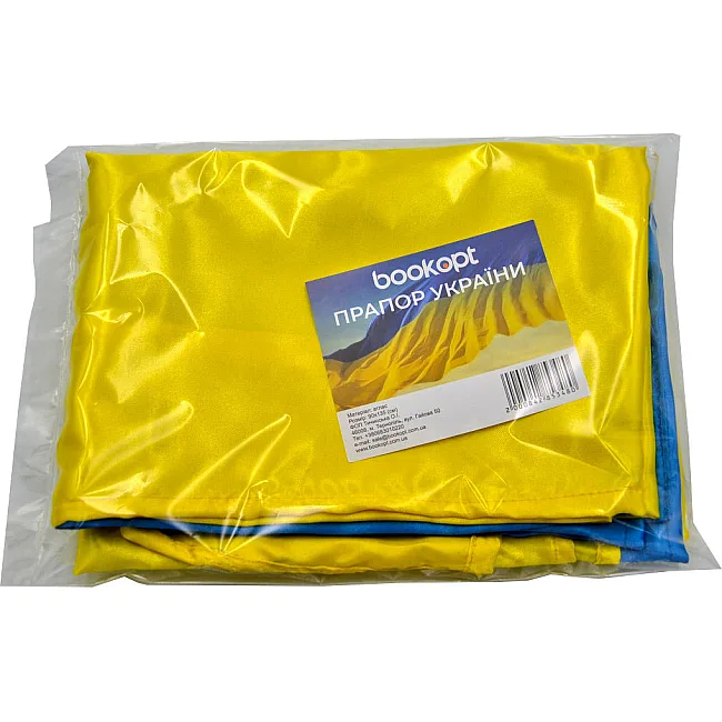 Флаг Украины атлас 90x135 см BK3026