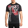 Футболка мужская AFFLICTION Mortal Saints Tee Black Lava Wash