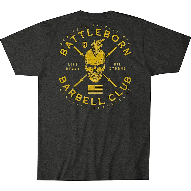 Футболка мужская HOWITZER Battleborn Club Tee Charcoal Heather