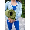 Коврик для фитнеса и йоги POWER SYSTEM PS-4014 PVC Green (173x61x0.6)