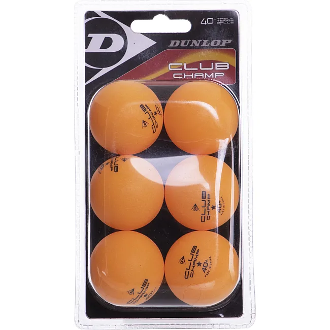 Мячи для настольного тенниса DUNLOP CLUB CHAMP 40+ MT-679315 6шт