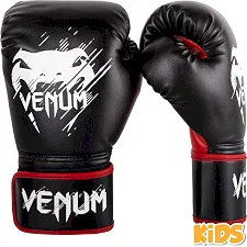 Рукавички дитячі для боксу VENUM Contender Black