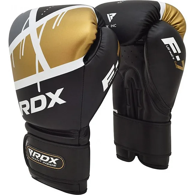 Перчатки для бокса RDX Rex Leather Black