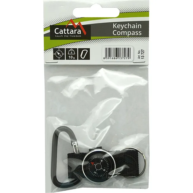 Подвеска CATTARA Outdoor с компасом13727 Черная