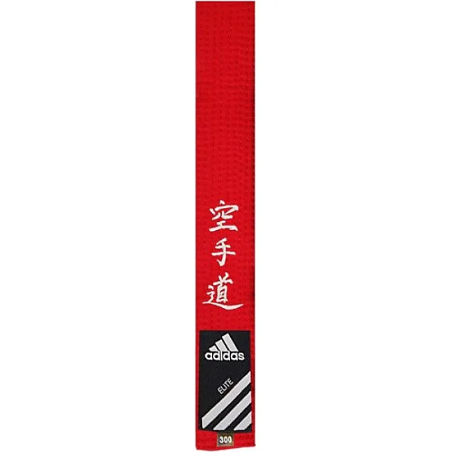 Пояс для карате Adidas серии Elite с вышивкой