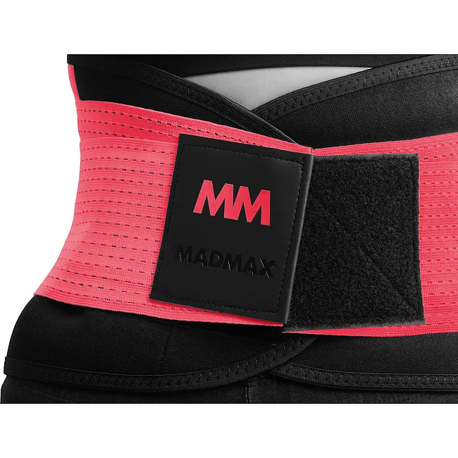 Пояс для похудения и поддержки MADMAX FA-277 Black/rubine red