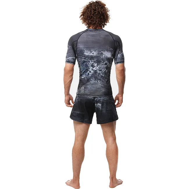 Рашгард PERESVIT Black Soil Short Sleeve