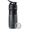 Спортивный шейкер-бутылка BLENDERBOTTLE SportMixer Flip 28oz/820мл Black