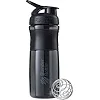 Спортивный шейкер-бутылка BLENDERBOTTLE SportMixer Flip 28oz/820мл Black