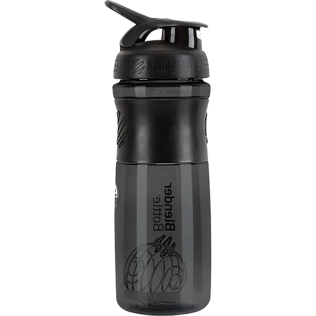 Спортивный шейкер-бутылка BLENDERBOTTLE SportMixer Flip 28oz/820мл Black