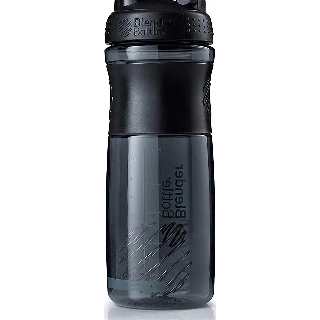 Спортивный шейкер-бутылка BLENDERBOTTLE SportMixer Flip 28oz/820мл Black