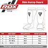 Защитные щитки для ног RDX Hosieri Shin Instep Guard Black