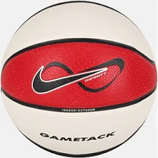 Баскетбольный мяч NIKE INFINITY GAMETACK DEFLATED RED/BLACK/WHITE/METALLIC SILVER size 7