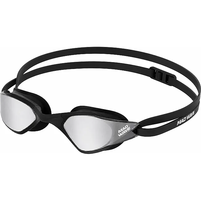 Очки для плавания взрослые MADWAVE Dynamix mirror M042429 (Черный)