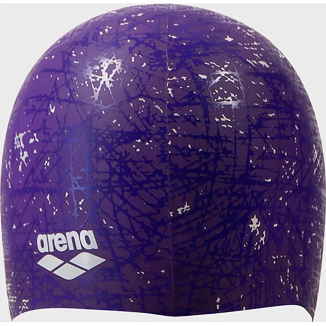 Шапка для плавания Arena PRINT 2 фиолетовый One Size