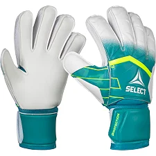 Перчатки вратарские Select Goalkeeper Gloves 04 Protection v26 зеленый, белый (для детей)