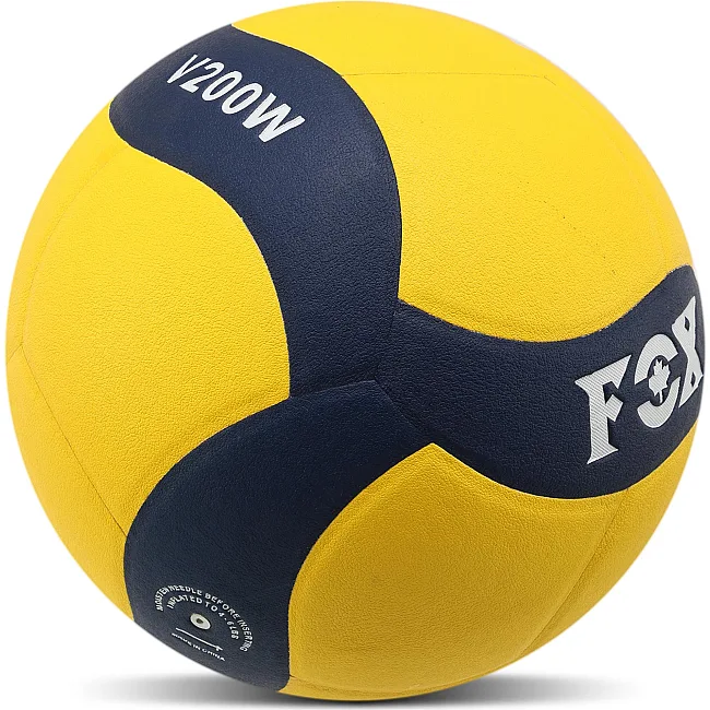 Волейбольний м'яч FOX VB-5902 №5 PU (Жовтий-синій)