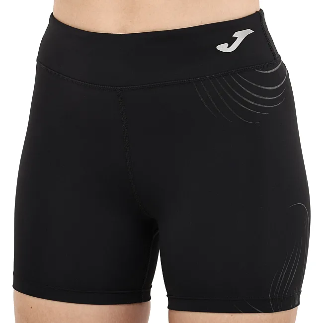 Мини-шорты женские спортивные облегающие JOMA R-NIGHT 902866-100 (Черный)