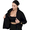 Спортивная кофта женская на молнии JOMA INDOOR GYM 902503-100 (Черный)