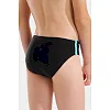 Плавки-слепые для мальчиков Arena SWIM BRIEFS SOLID черный, желтый (для детей)