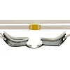 Стартовые очки для плавания радужные линзы MADWAVE STREAMLINE Rainbow M045703 (Белый)