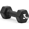 Гантели ADIDAS Dumbbells черный 3 кг