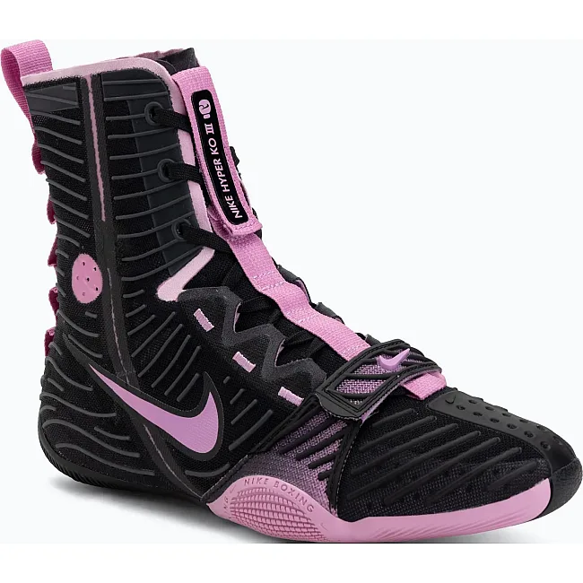 Обувь для бокса NIKE Hyperko 3 черная, розовая
