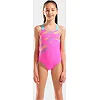 Купальник закрытый для девочек Arena LINES SWIMSUIT SWIM PRO BACK L розовый, бирюзовый (для детей)