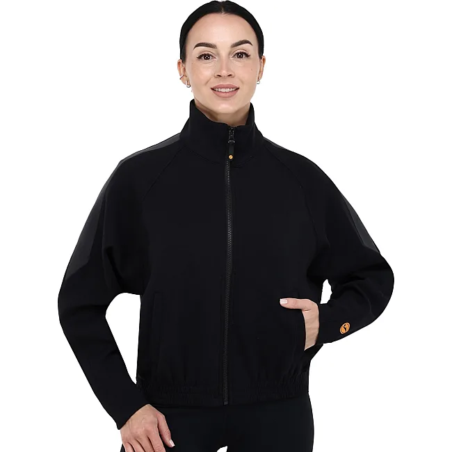 Спортивная кофта женская на молнии JOMA INDOOR GYM 902503-100 (Черный)
