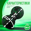 Набір масажних м'ячиків PowerPlay 4007 EPP Massage Ball Чорно-Зелені (3 шт.)
